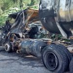 Técnicos da Agência Ambiental de Cubatão não detectam danos ambientais na região do acidente com caminhão de etanol