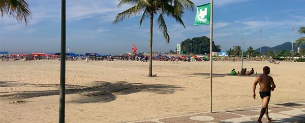 Leia mais sobre o artigo Fim de semana de Natal com boa qualidade das praias em São Paulo
