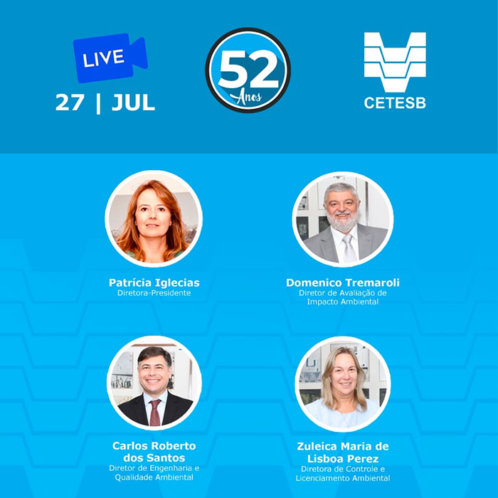 No momento você está vendo Convite para o Aniversário Virtual da CETESB – 27.07.2020