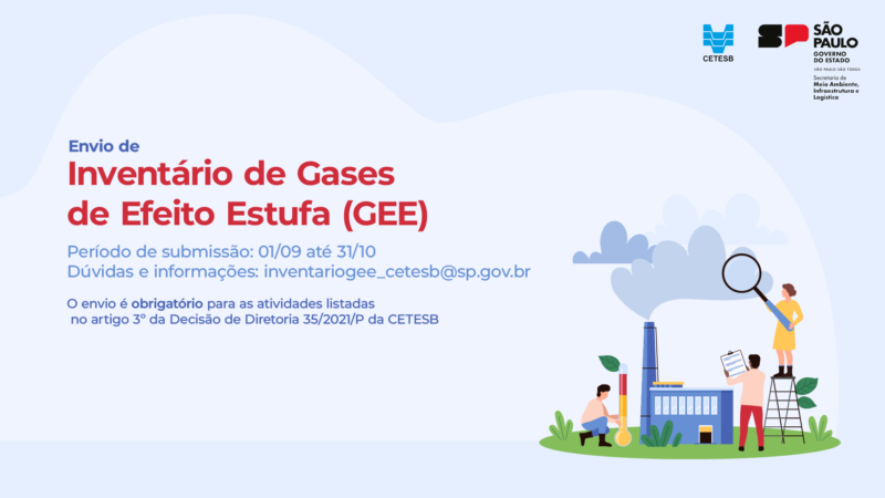 Aberto o sistema para envio dos inventários de emissões de GEEs