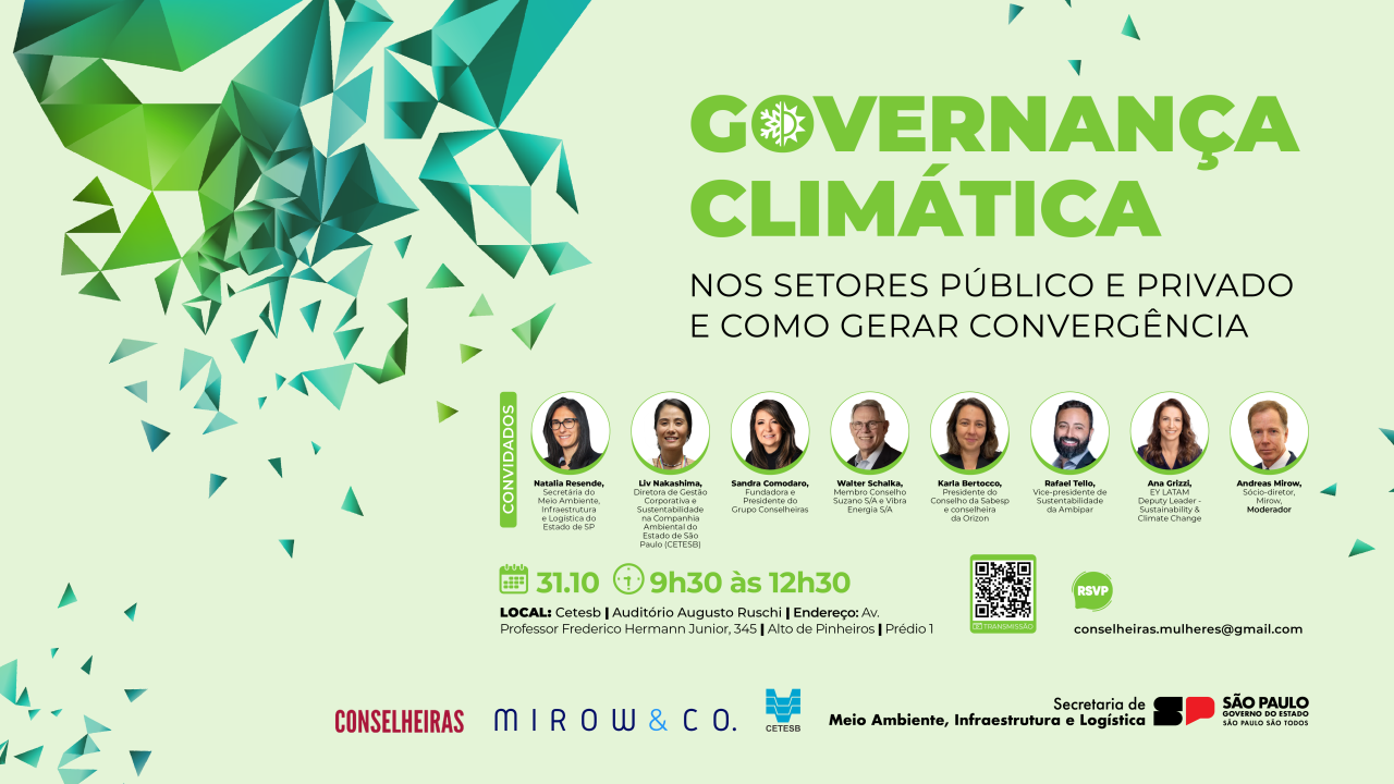 Leia mais sobre o artigo Governança Climática no Setor Público e Privado e como gerar convergência