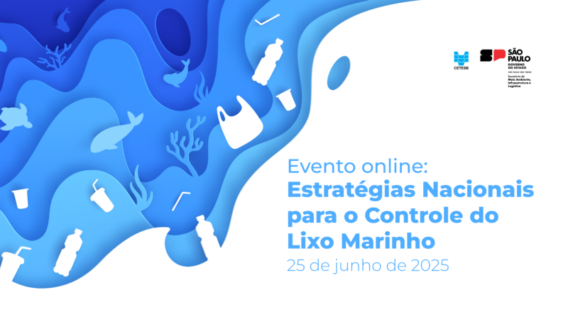 Cetesb realiza workshop online sobre estratégias para o controle do lixo marinho com participação de estados costeiros e do MMA